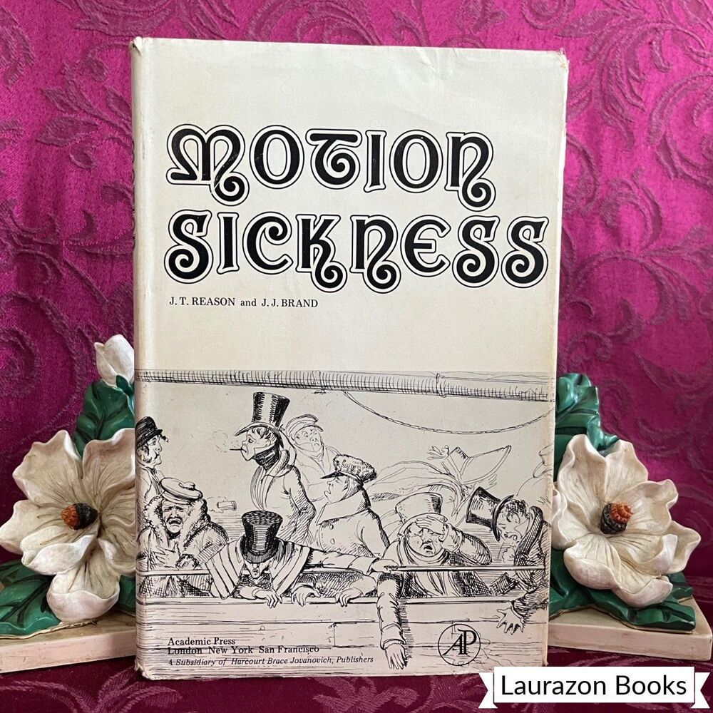 1975 Motion Sickness by J.T. Reason and J.J. Brand, Scarce Vintage Book